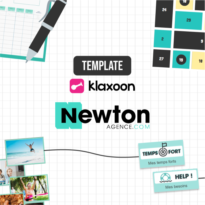 Template Klaxoon Newton Agence offert