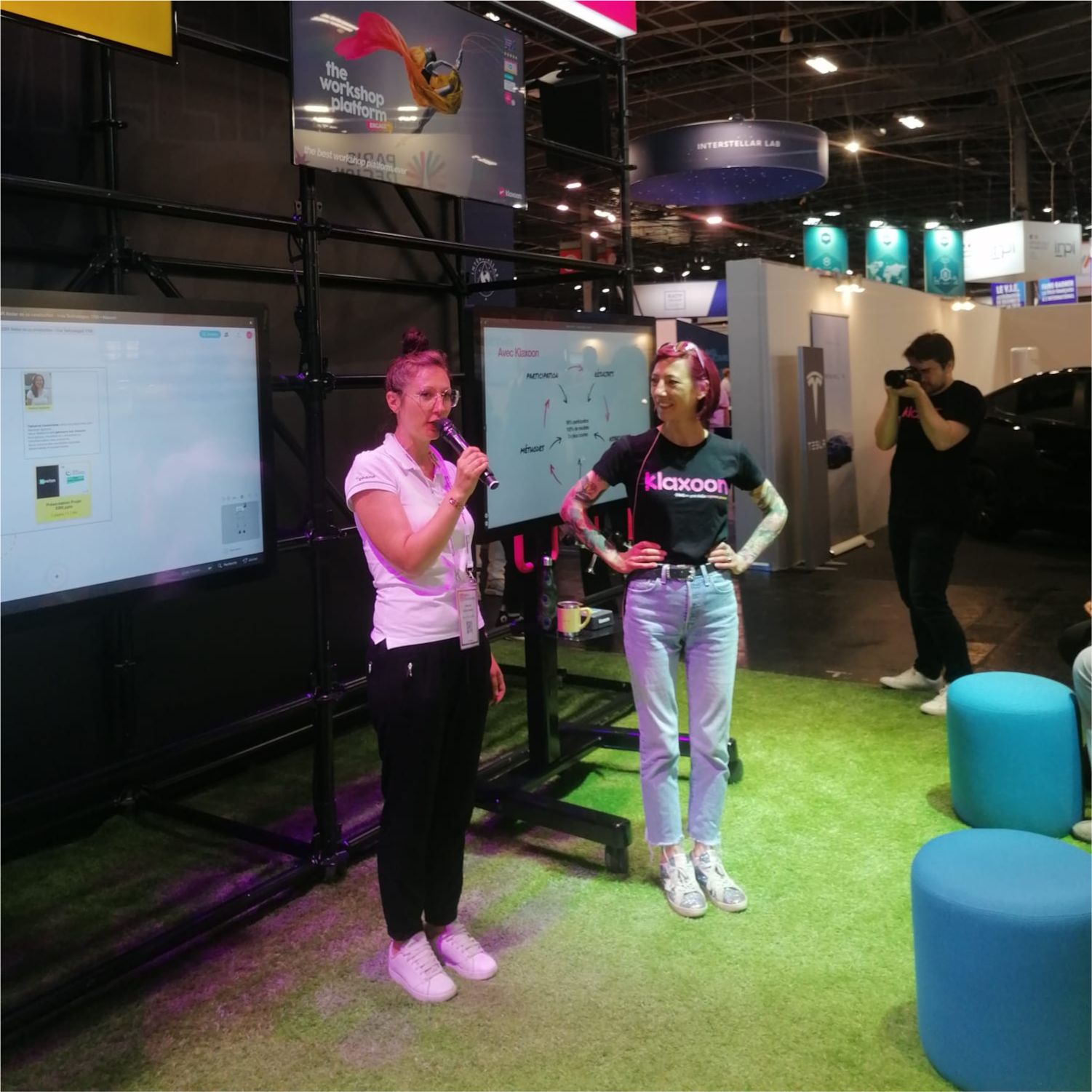 Newton Agence au salon Vivatech avec Klaxoon