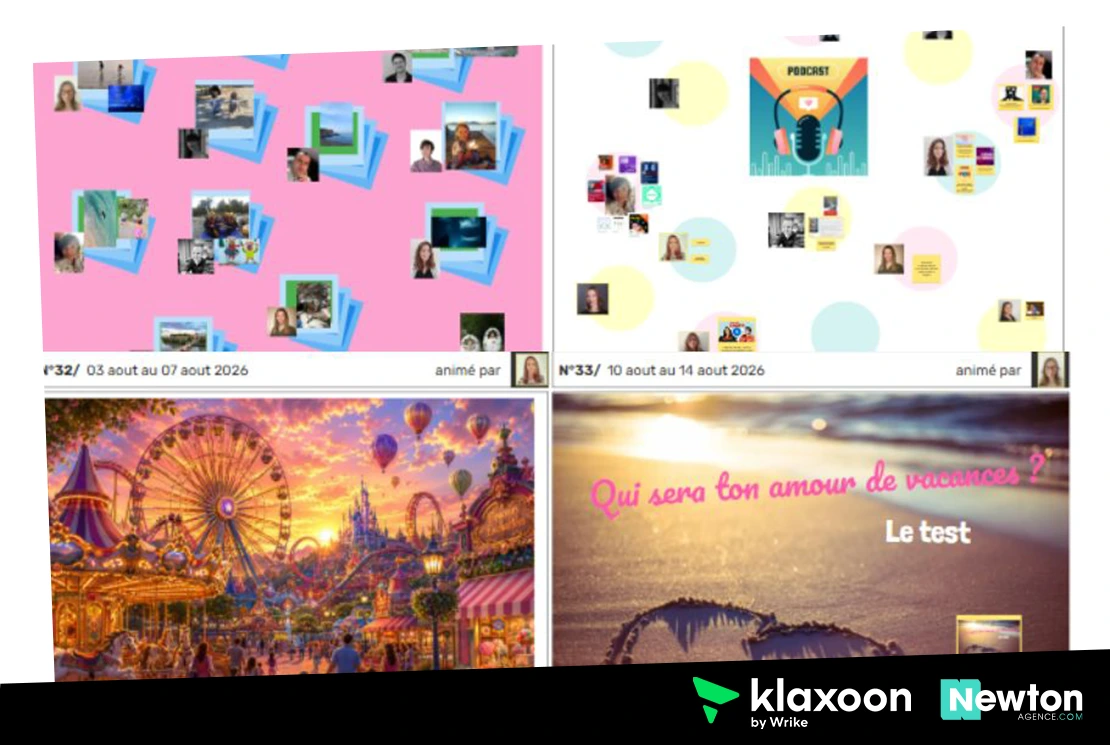 Collaboration visuelle avec Klaxoon